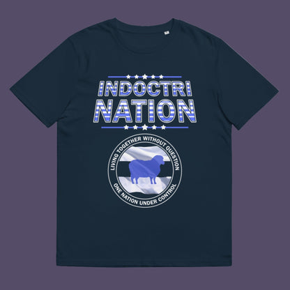 A satirical look at a very dark future for any nation under centralised government rule. Made from 100% organic ring-spun cotton, this unisex t-shirt is a total must-have. It's high-quality, super comfy, and best of all—eco-friendly.