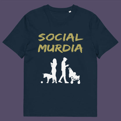 The main aim of social media is to connect people but the over use of it is killing society in the real World. Made from 100% organic ring-spun cotton, this unisex t-shirt is a total must-have. It's high-quality, super comfy, and best of all—eco-friendly.