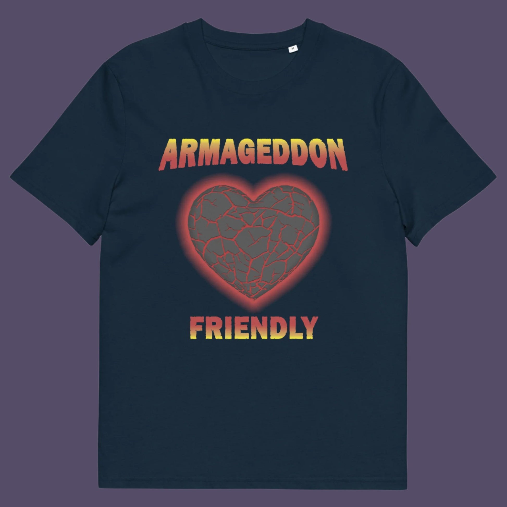 If you find yourself losing faith in humankind, and feel your heart turning to stone, get it out of your system with this design. Made from 100% organic ring-spun cotton, this unisex t-shirt is a total must-have. It's high-quality, super comfy, and best of all—eco-friendly.