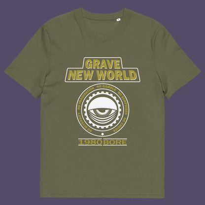 Neither George Orwell or Aldous Huxley mentioned how boring the new world would be under analytics and algorithms. Made from 100% organic ring-spun cotton, this unisex t-shirt is a total must-have. It's high-quality, super comfy, and best of all—eco-friendly.