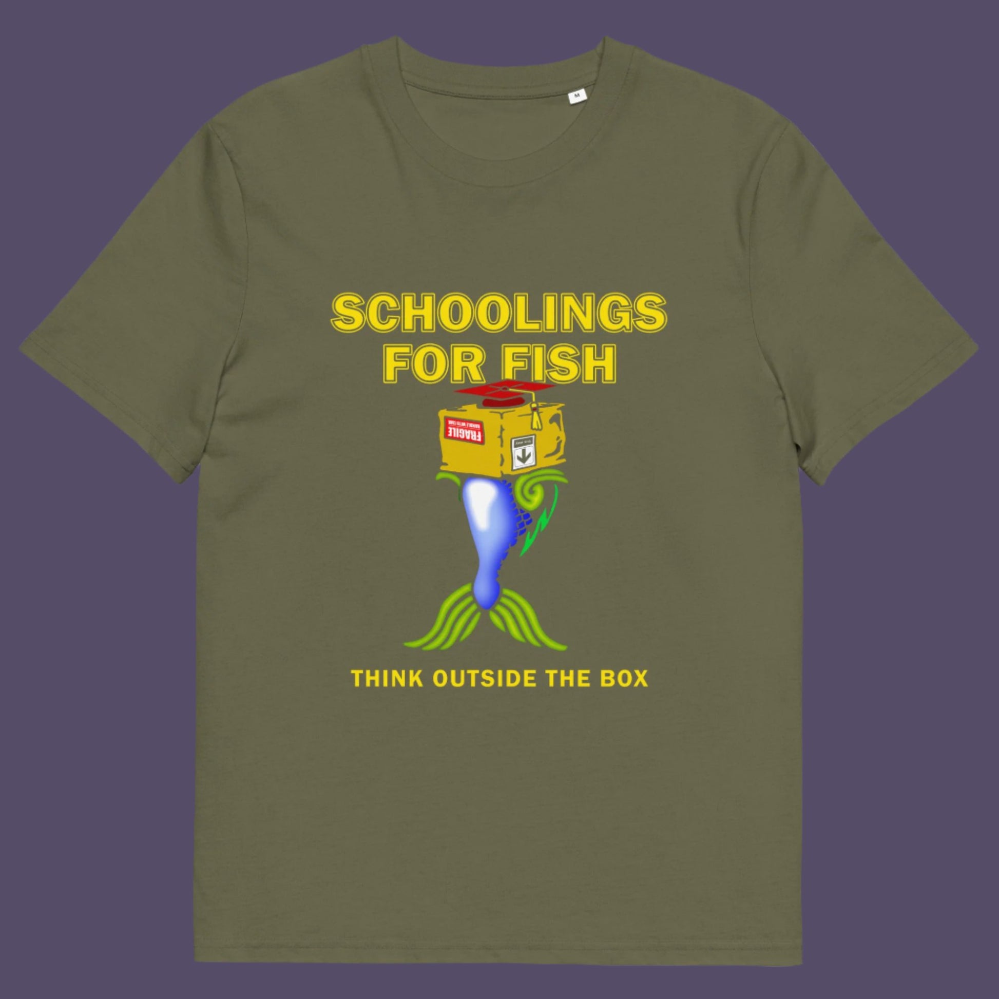 This design conveys a feeling that we are not being taught the full picture by our educational system. Made from 100% organic ring-spun cotton, this unisex t-shirt is a total must-have. It's high-quality, super comfy, and best of all—eco-friendly.