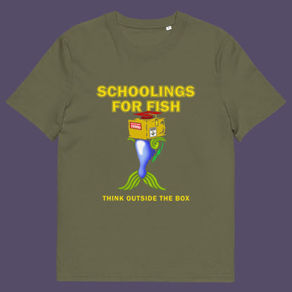 This design conveys a feeling that we are not being taught the full picture by our educational system. Made from 100% organic ring-spun cotton, this unisex t-shirt is a total must-have. It's high-quality, super comfy, and best of all—eco-friendly.