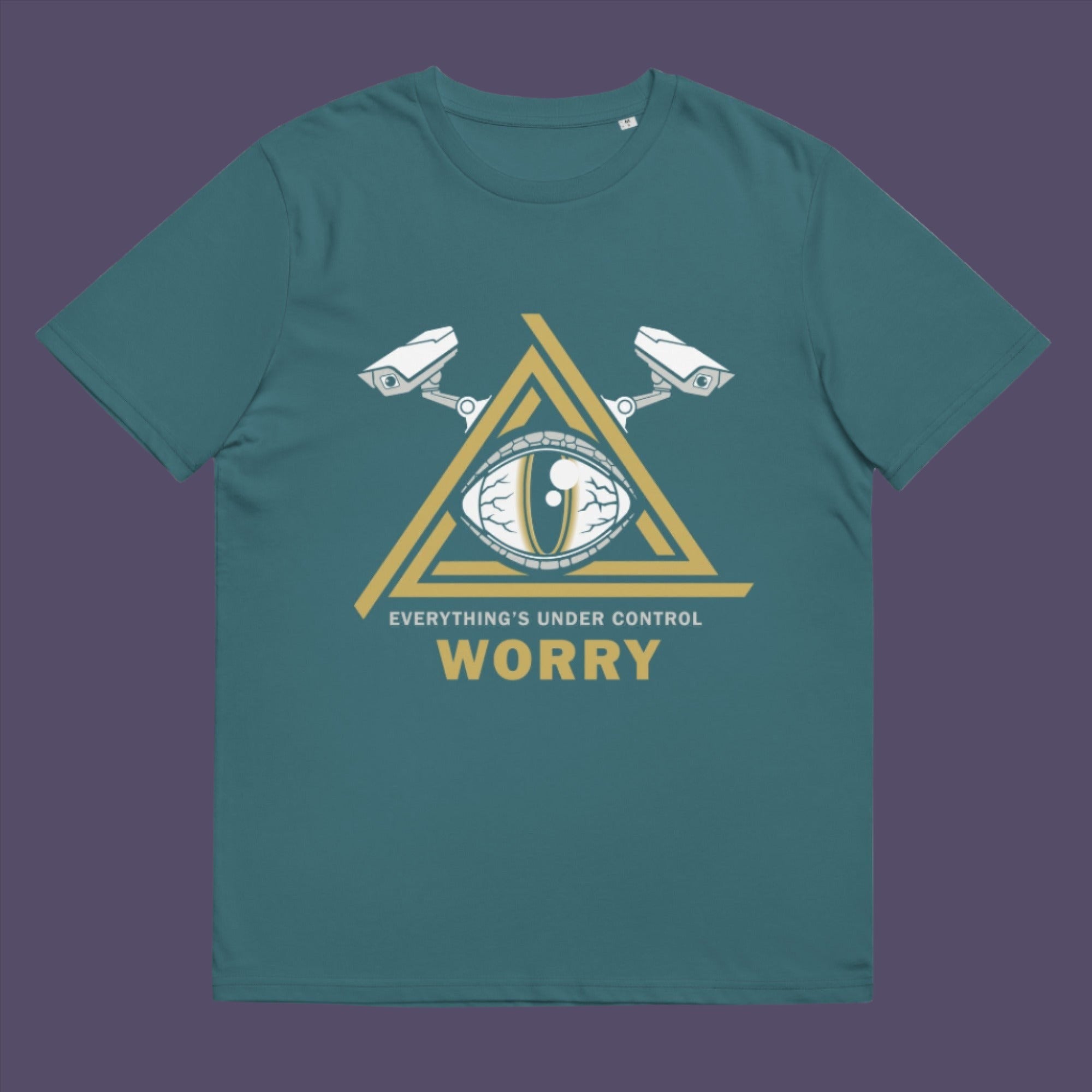 This design is a must If your imagination is colourful enough to believe we are being controlled by lizard style alien overlords. Made from 100% organic ring-spun cotton, this unisex t-shirt is a total must-have. It's high-quality, super comfy, and best of all—eco-friendly.