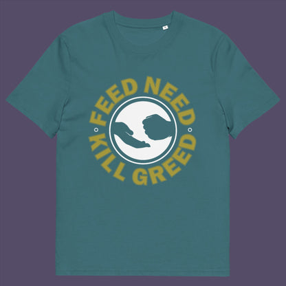 Multi purpose Demo T-shirt. At the root of most protests is the concentration of greed over need. Made from 100% organic ring-spun cotton, this unisex t-shirt is a total must-have. It's high-quality, super comfy, and best of all—eco-friendly.