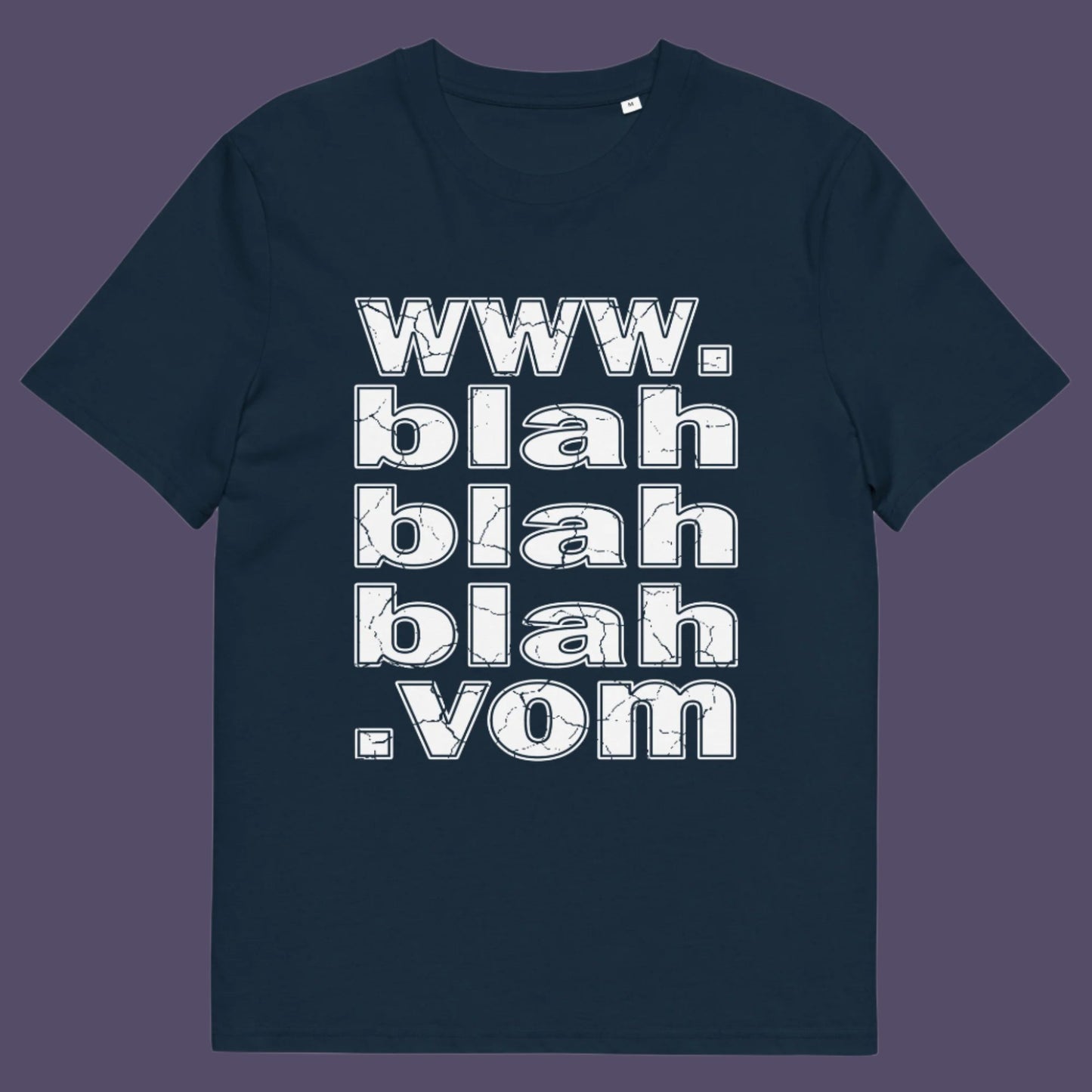 French navy t-shirt. A non conformist t shirt for those who are bored and sickened by how much of their world exists through the internet nowadays. Show how unimpressed you are with this nonconformist t-shirt design. Made from 100% organic ring-spun cotton, this social awareness t shirt is unisex, high-quality, super comfy, and best of all, eco-friendly.