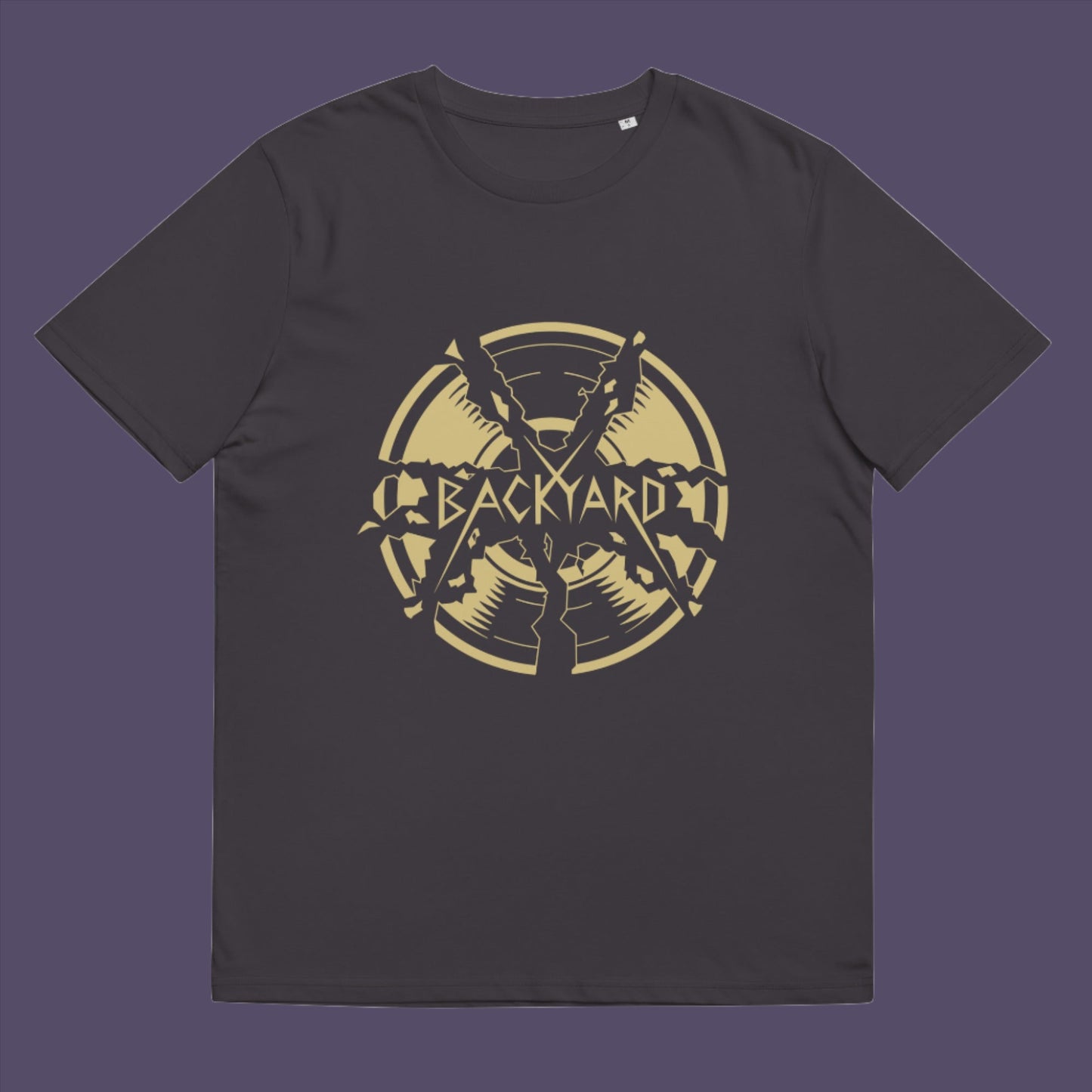 Anthracite t-shirt. A unique Backyard t-shirt. If you were there, you were there. If you know, you know and if you remember it you are lucky !! Eco friendly t shirt. Made from 100% organic ring-spun cotton, this nostalgic t-shirt is unisex, high-quality, super comfy, and best of all, eco-friendly.