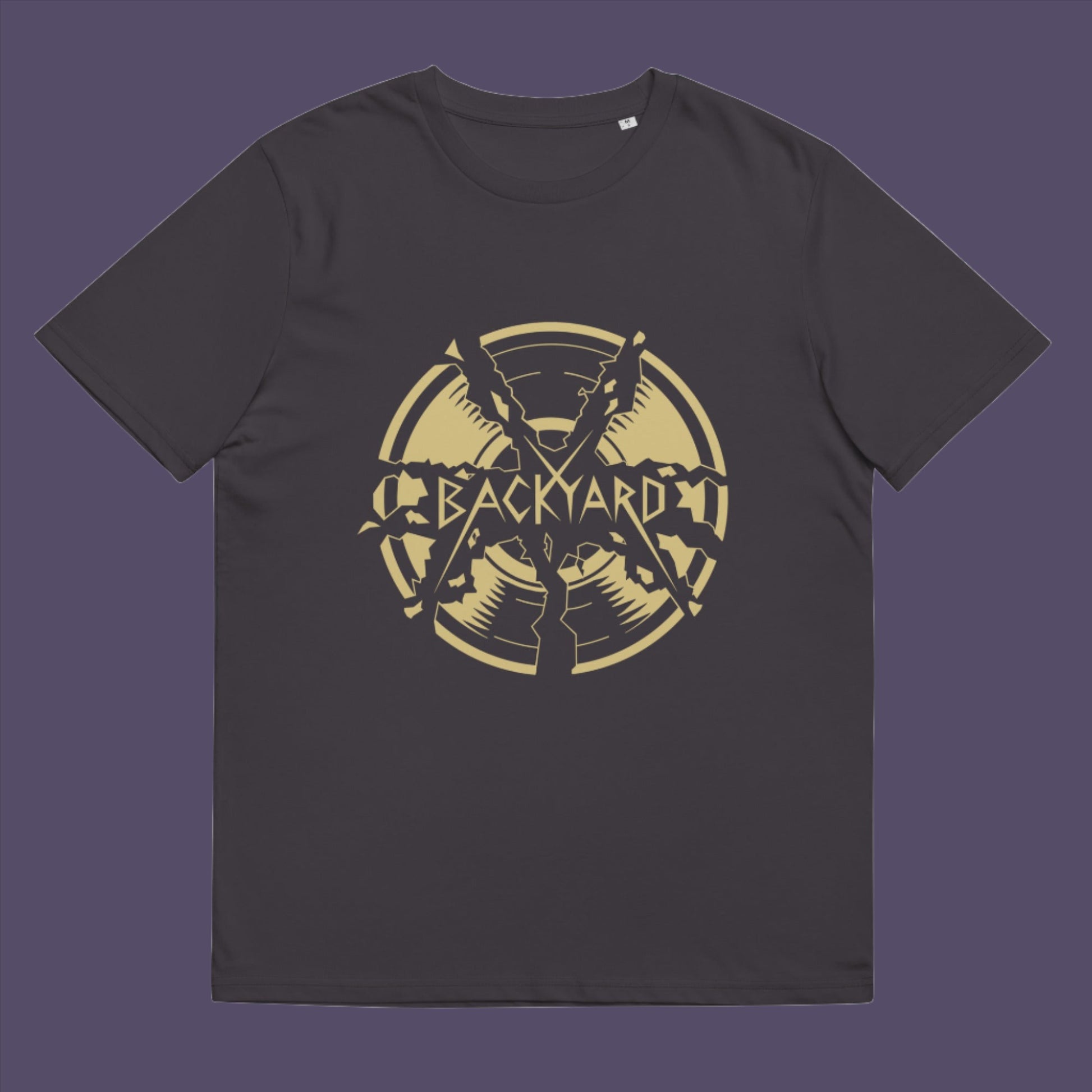 Anthracite t-shirt. A unique Backyard t-shirt. If you were there, you were there. If you know, you know and if you remember it you are lucky !! Eco friendly t shirt. Made from 100% organic ring-spun cotton, this nostalgic t-shirt is unisex, high-quality, super comfy, and best of all, eco-friendly.