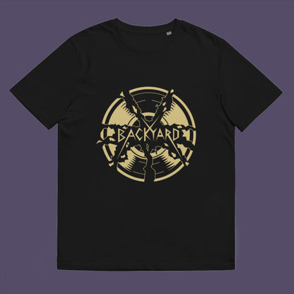 Black t-shirt. A unique Backyard t-shirt. If you were there, you were there. If you know, you know and if you remember it you are lucky !! Eco friendly t shirt. Made from 100% organic ring-spun cotton, this nostalgic t-shirt is unisex, high-quality, super comfy, and best of all, eco-friendly.
