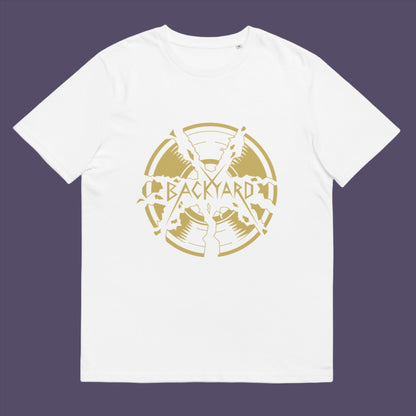 White t-shirt. A unique Backyard t-shirt. If you were there, you were there. If you know, you know and if you remember it you are lucky !! Eco friendly t shirt. Made from 100% organic ring-spun cotton, this nostalgic t-shirt is unisex, high-quality, super comfy, and best of all, eco-friendly.