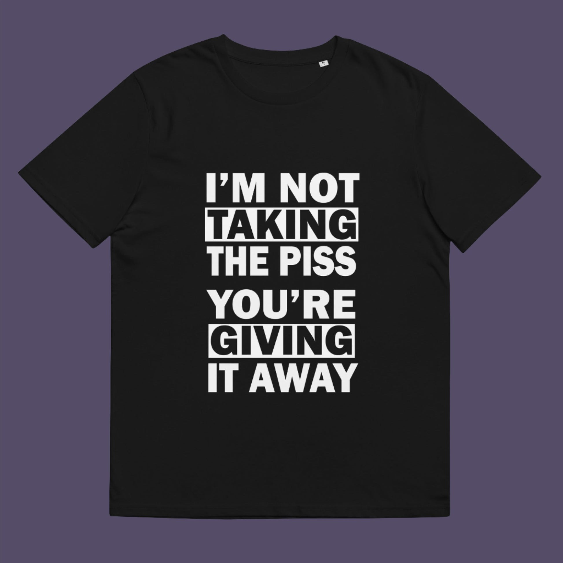 Black t-shirt. A clever slogan t shirt design suggesting some people just set themselves up to be laughed at. Light hearted banter between friends , "No offence intended mate". Made from 100% organic ring-spun cotton, this sarcastic slogan t shirt is unisex, high-quality, super comfy, and best of all, eco-friendly.