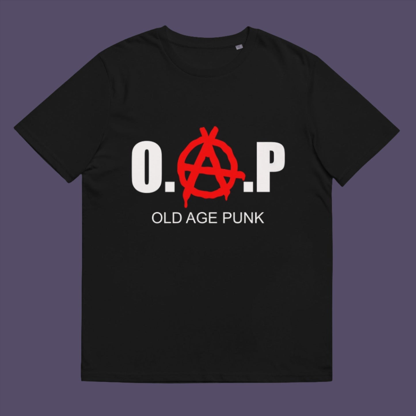 Black t-shirt. A funny non conformist t shirt for all you oldies out there that still don't agree with the system, or if you have a parent or grandparent with an attitude, this is a great sarcastic t-shirt present. Made from 100% organic ring-spun cotton, this punk rocker t shirt is unisex, high-quality, super comfy, and best of all, eco-friendly.