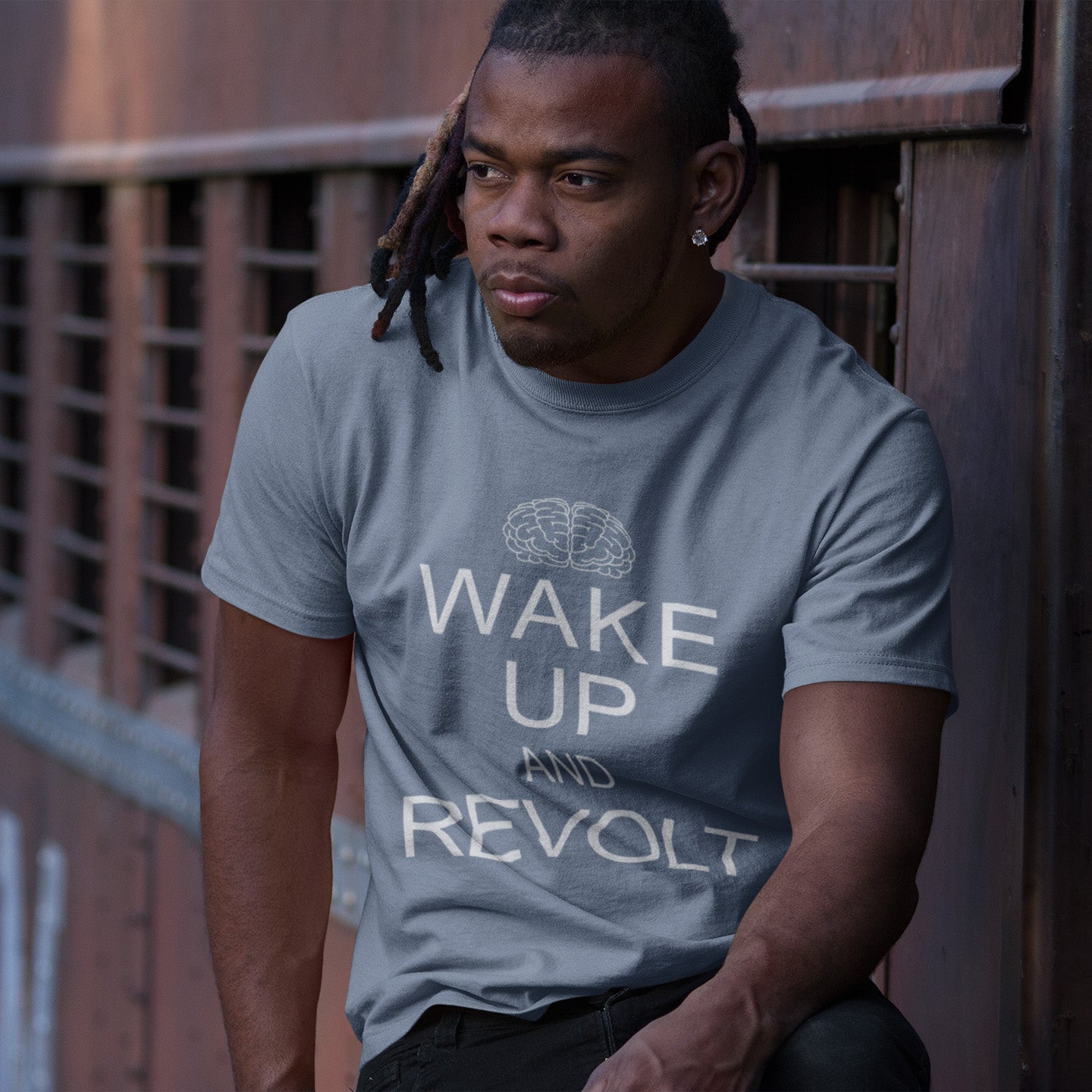 A play on the ' Keep Calm ' series, and probably more apt for the times. • Outside: 100% organic cotton • Charcoal melange is 60% cotton, 40% recycled polyester • Inside for all colors: 80% organic cotton, 20% recycled polyester • Brushed lining • Regular fit • Raglan sleeves • Ribbed cuffs and hem • Drawstrings with metal eyelets and stoppers • Jersey-lined hood • Blank product sourced from Bangladesh