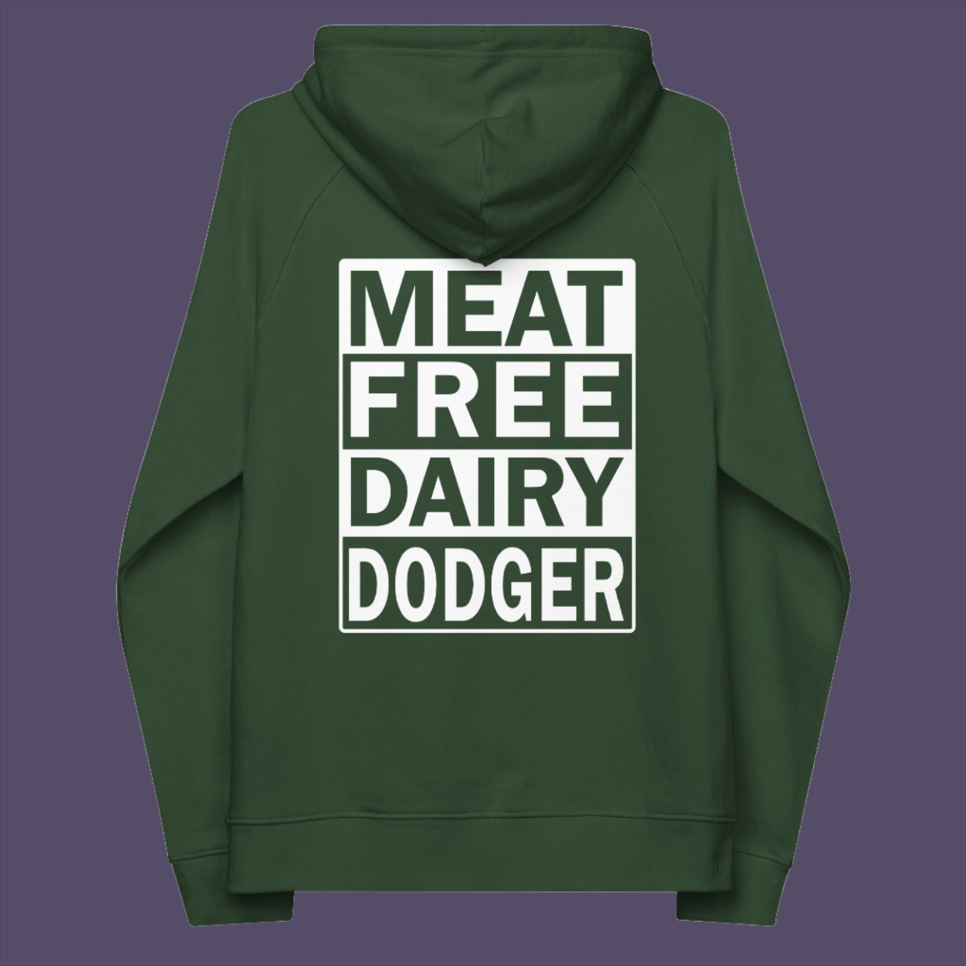 Meat free, dairy dodger. We heard this at a food market in London and absolutely loved it. It's got much more character than the word ' Vegan '. Own the expression and be proud !