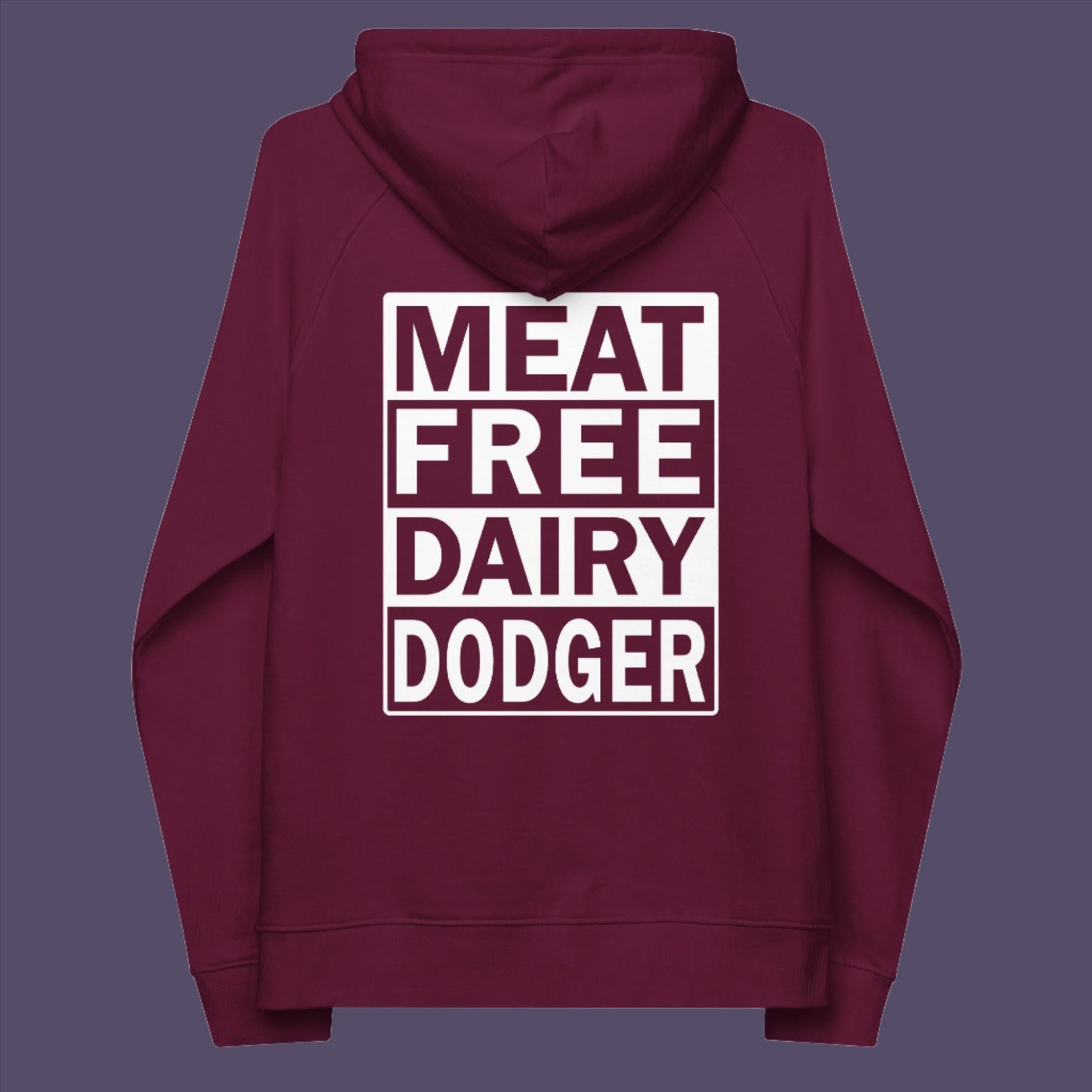 Meat free, dairy dodger. We heard this at a food market in London and absolutely loved it. It's got much more character than the word ' Vegan '. Own the expression and be proud !