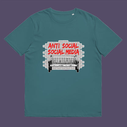 Social media doesn't seem that sociable. Community is the foundation of a versatile society not hand picked ' friends ' on the Internet. Made from 100% organic ring-spun cotton.